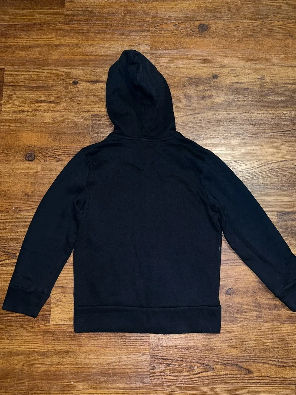 Old Navy Black Full-Zip Jacket Fast Five Basketball Hoodie Kids Size L 10-12